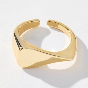 Mod Heart Cocktail Ring
